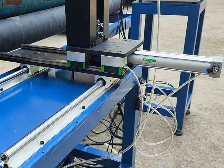 Flexible Automatic Rotary Dot Peen Marking Machine for Steel Bars, Rods and Pipes
