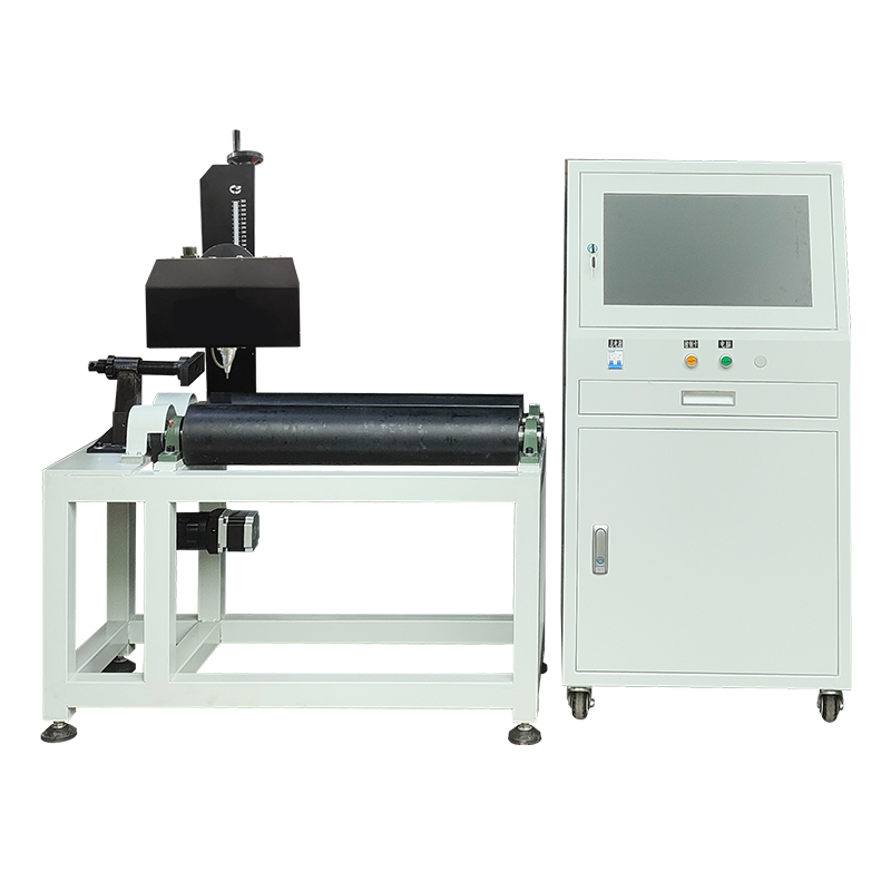 2. Máquina de marcação rotativa horizontal/vertical de cilindro de gás pneumático de mesa