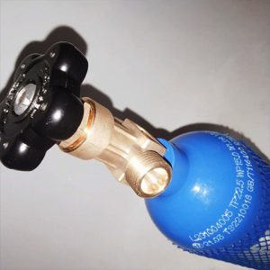 Amostras de marcação por ponto de cilindro de gás 10
