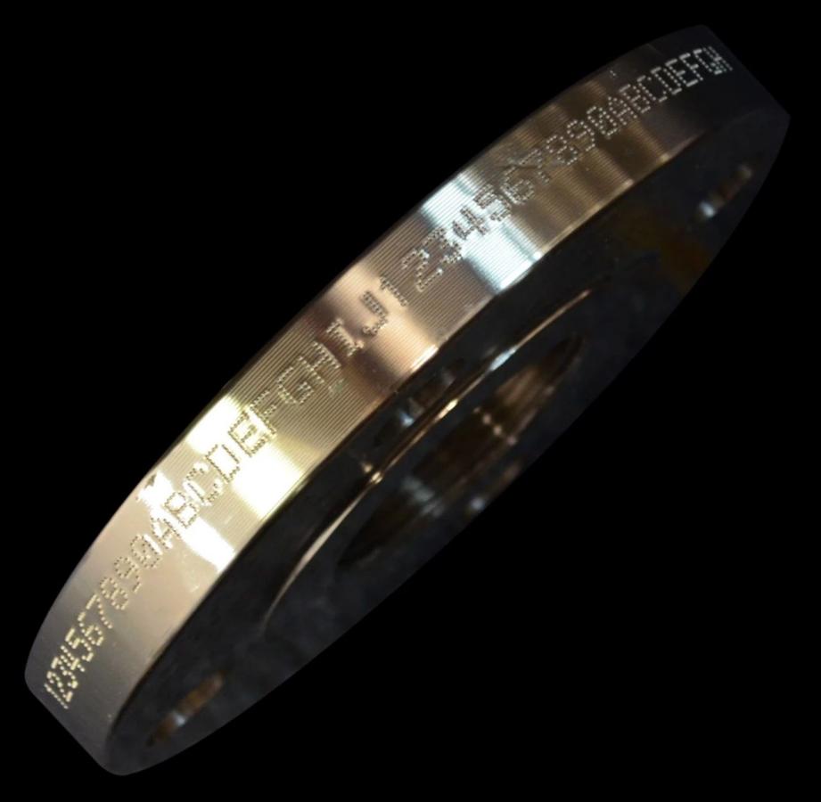 Flange marking sample