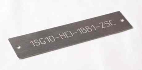 Metal Tag Engraving Sample
