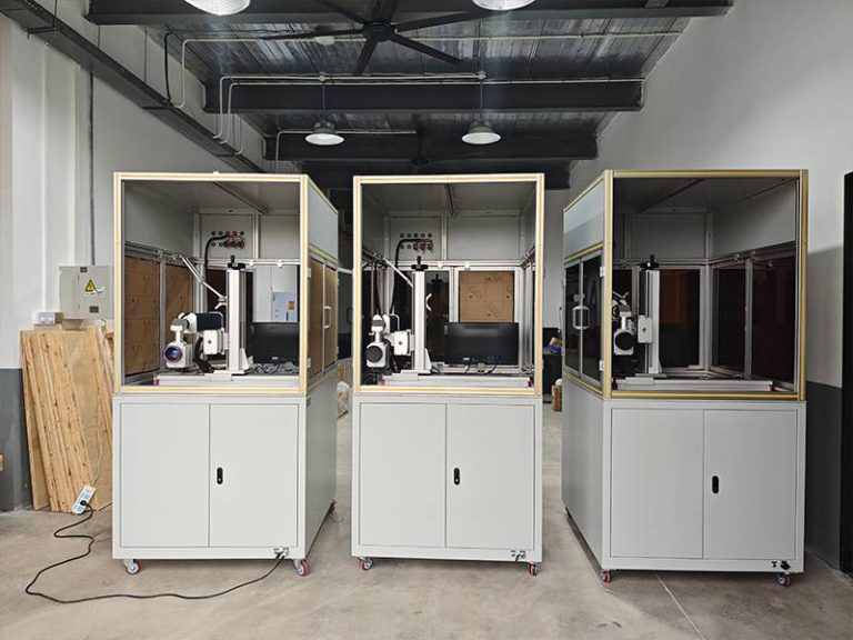 A satisfied customer placed a reorder for the customized, automated, in-line laser marking machine