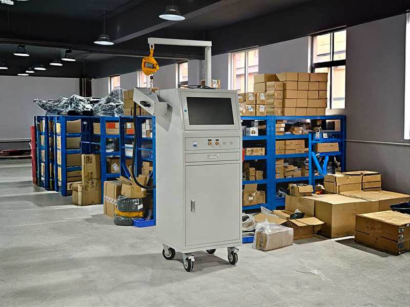 Fiber Laser Marking Machine for CRRC Rail Wheels Automatic Production Line