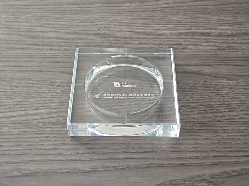 glass ashtrays laser marking