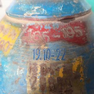 Gas Cylinder Dot Peen Marking Samples13