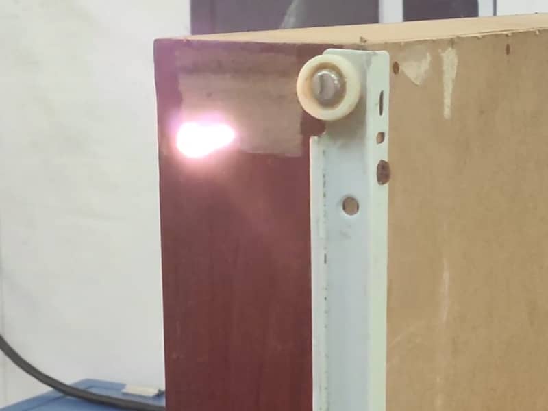 Pulse wood paint cleaning