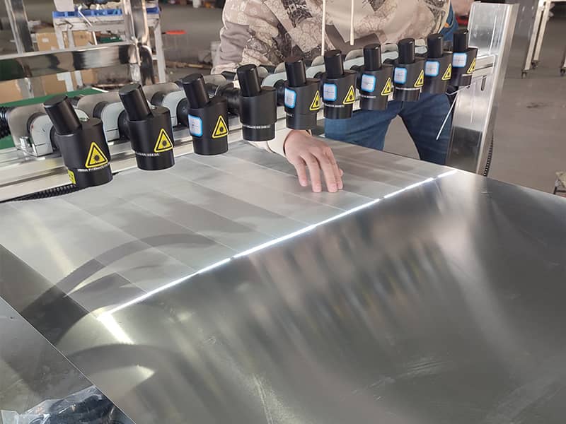 Multi-galvanometer cleaning picture