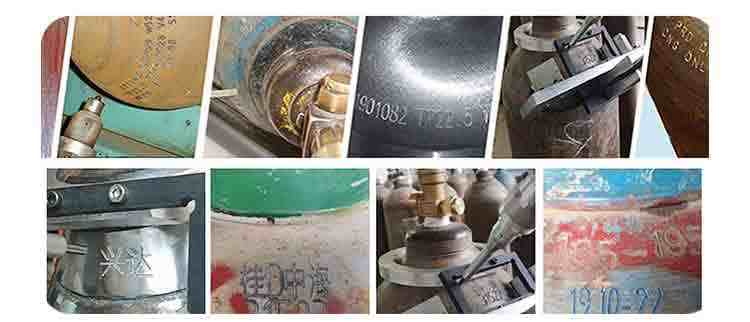 Sample of cylinder marking