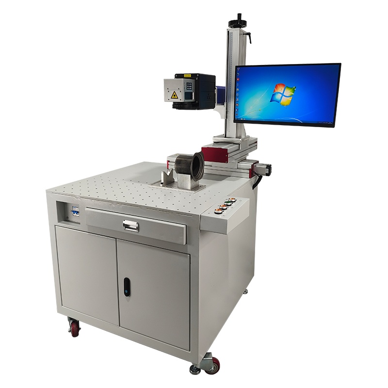 3D Galvo MOPA Fiber Laser Marker with Moving Modules