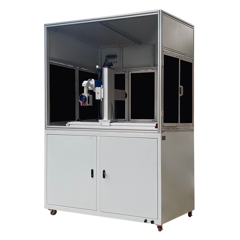 Inline Automatic Enclosed MOPA Fiber Laser Marker Machine