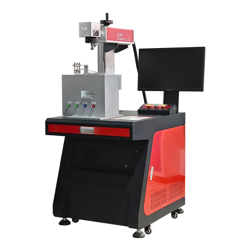 Automatic Nameplate MOPA Fiber Laser Marking Machine