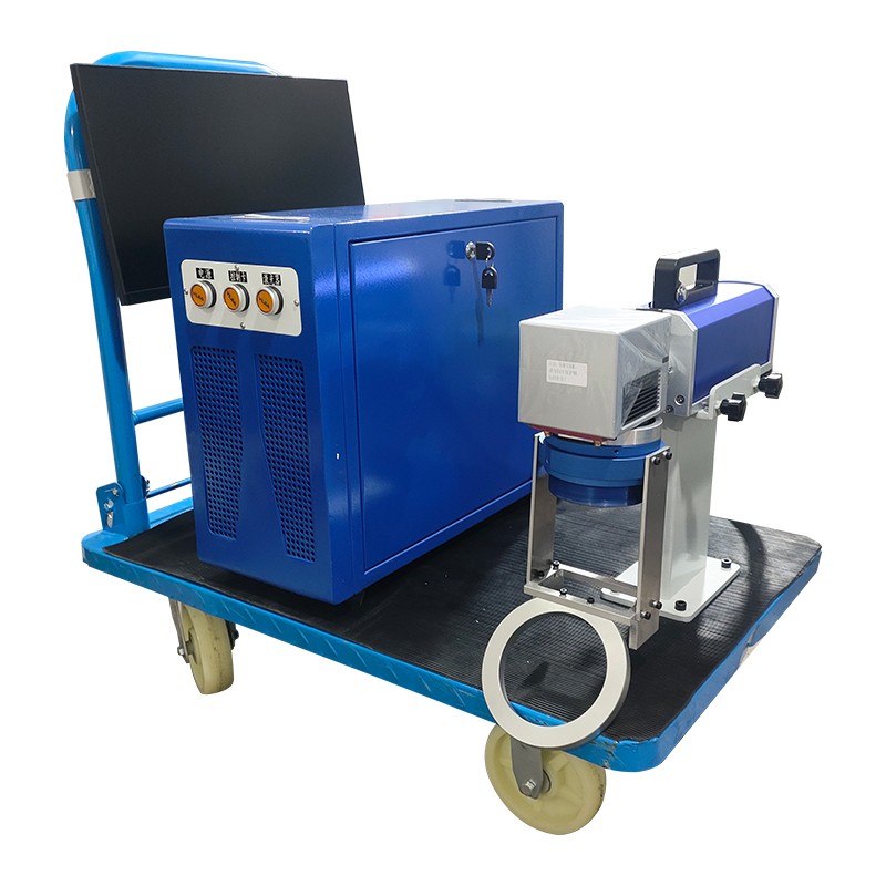 Handheld MOPA Fiber Laser Marking Machine for Gas Cylinder