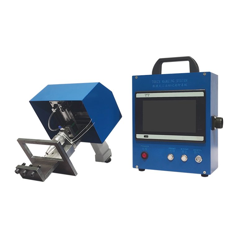 Split Handheld Dot Peen Marking Machine for Square Steel Tube