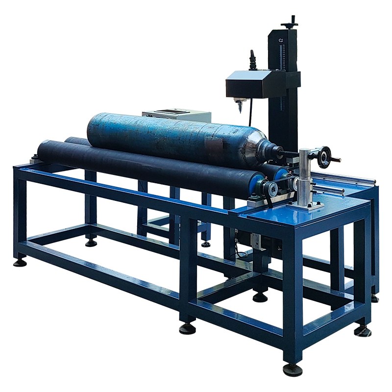Inline Split Cylinder Dot Peen Marking Machine with Moving Modules
