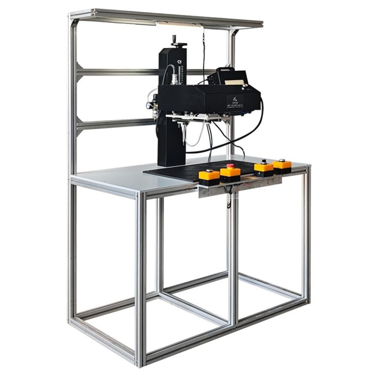 Large Format Inline Pneumatic Dot Peen Marking Machine