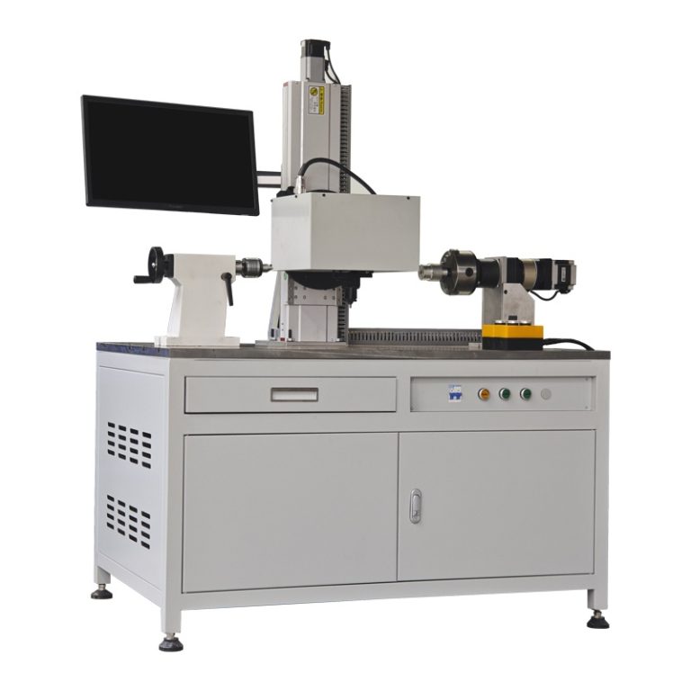 Desktop Auto Lifting Electric Dot Peen Rotary Marking Machine
