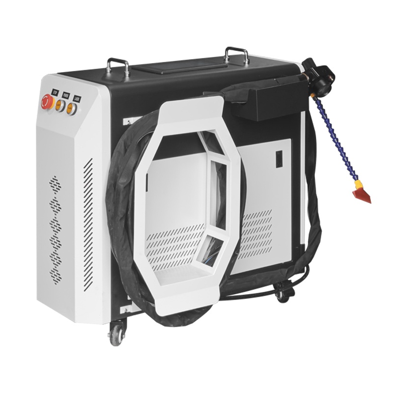 Compact Air Cooling Handheld Pulsed Laser Cleaner