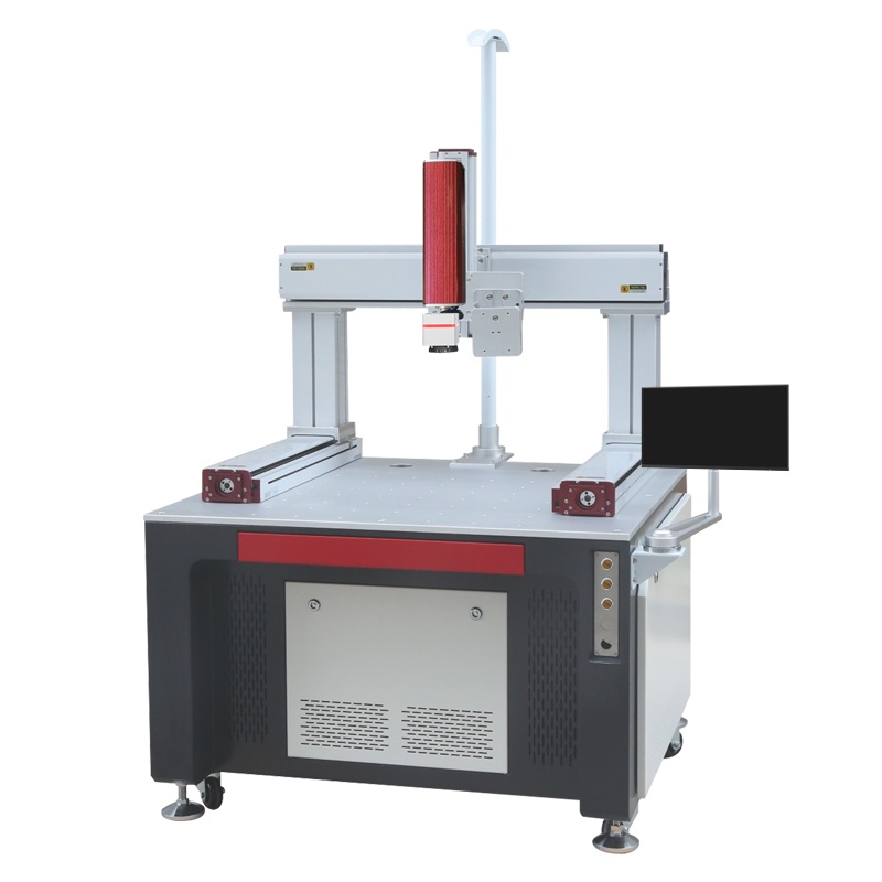MOPA Fiber Laser Marking Machine with Moving Module