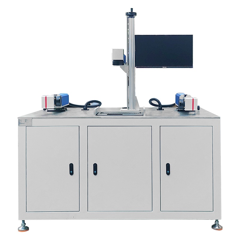 Multiple MOPA Fiber Lasers Marker Machine pic.