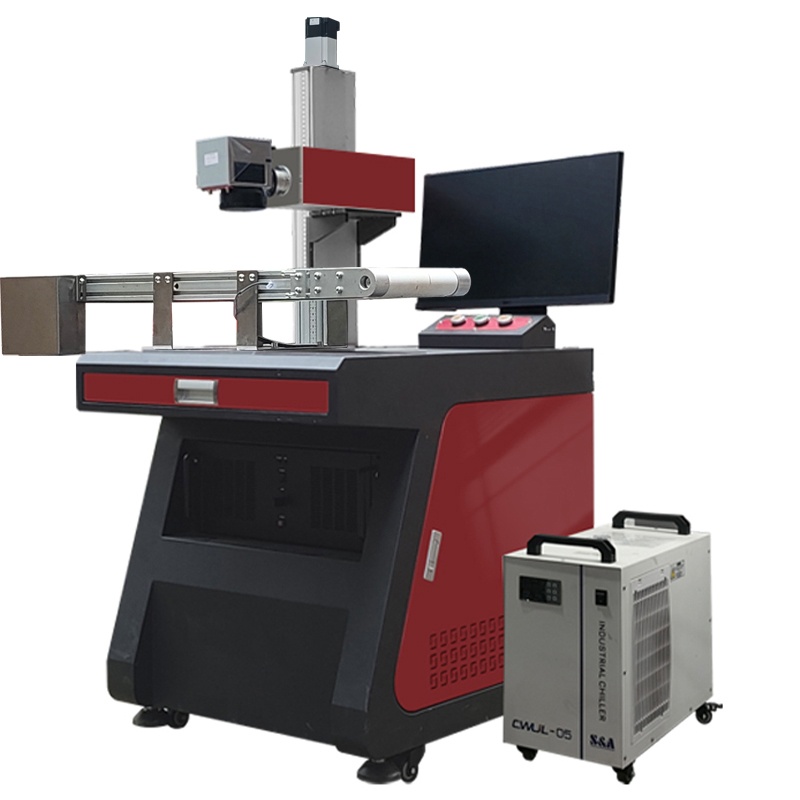 In Line Visual Positioning UV Laser Marker Machine
