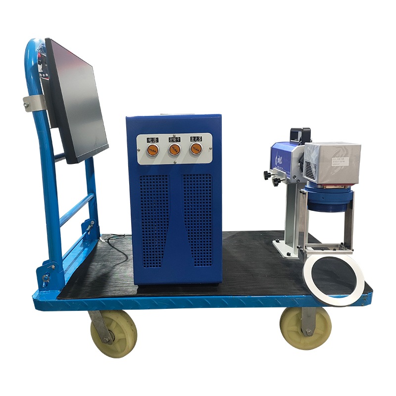 Handheld MOPA Fiber Laser Marking Machine for Gas Cylinder