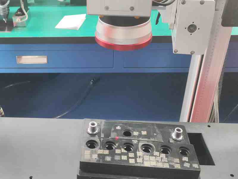 In line automatic UV marking machinefor EV and ESS lithium cells PACK trays. 2