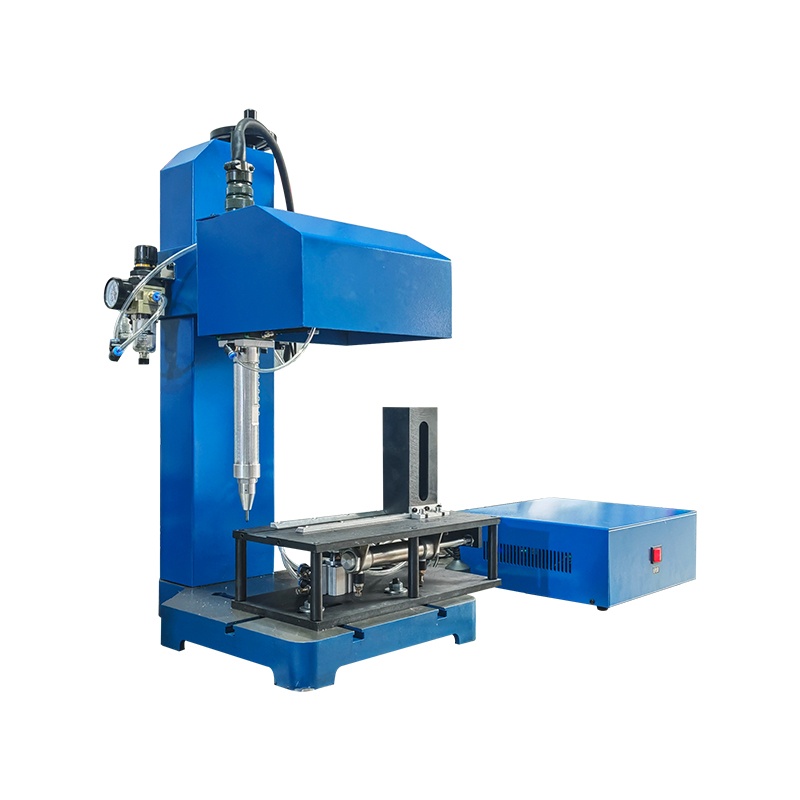 Desktop Automatic Loading Steel Bar Rod Pneumatic Dot Peen Side Marking Machine