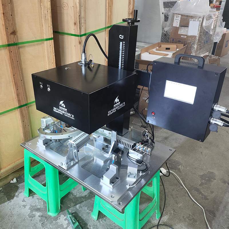 PLC Controlled Automatic Automobile Sector Parts Dot Peen Marking Machine