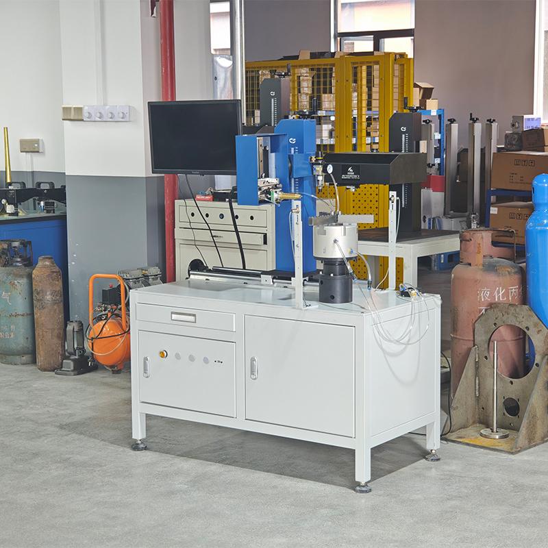 Flange Marker Machine with Automatic Cylinder Clamp and Photoelectric Sensor