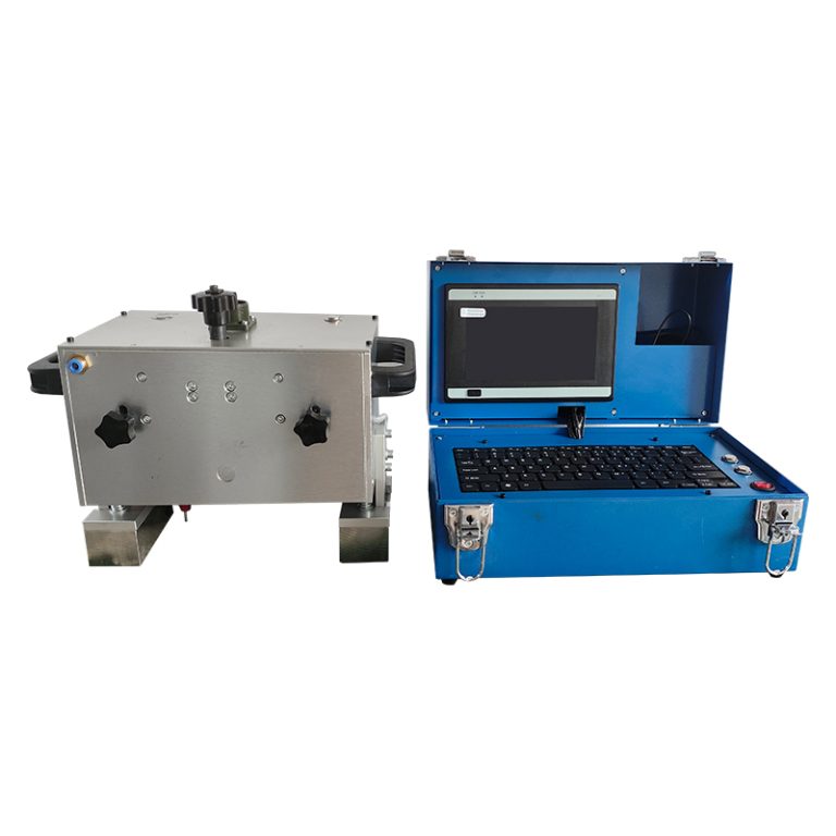 Split Two Handheld Dot Peen Marking Machine 140x50mm Magnetic Fixture