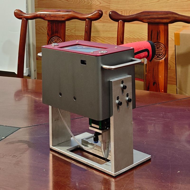 Lightweight Handheld Flange Dot Peen Marking Machine pic.
