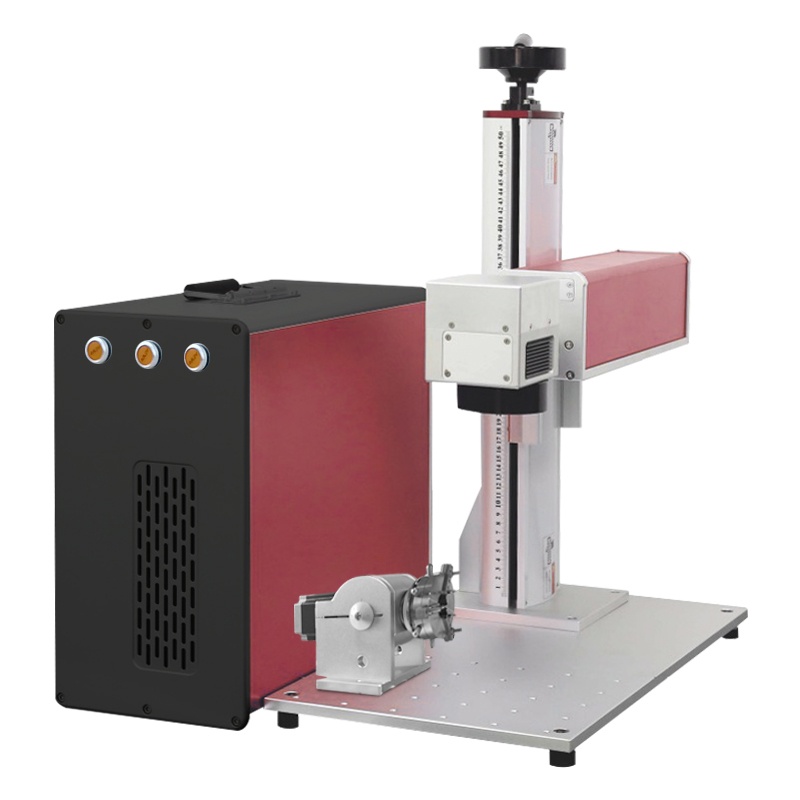 MOPA Fiber Laser Marking Machine with Fixture
