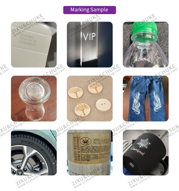 CO2 Laser Marking Machine samples