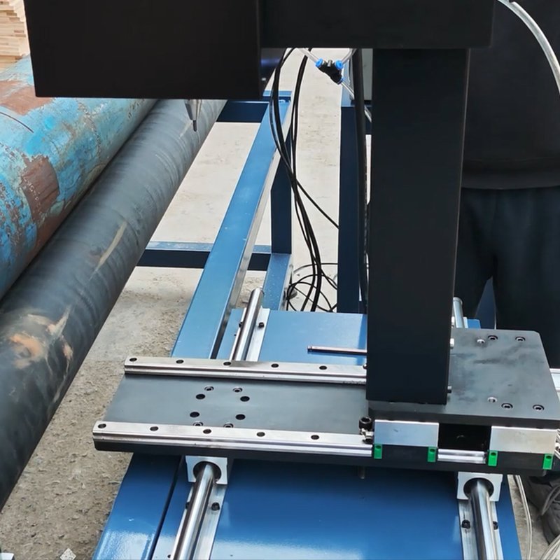 Automatic Moving Inline Steel Rod Tube Rotary Dot Peen Marking Machine