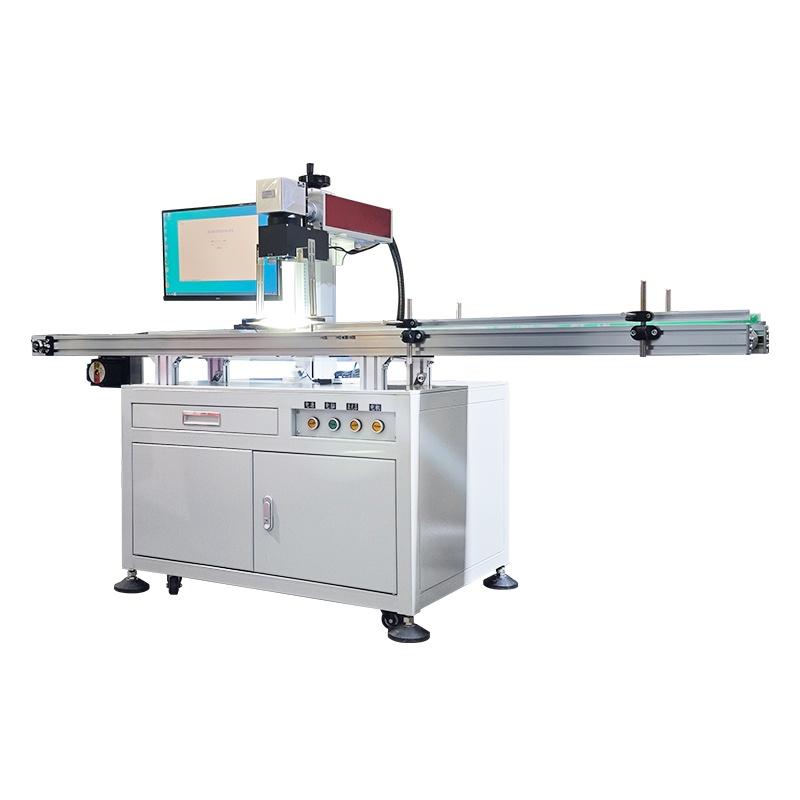 Visual Positioning Inline MOPA Fiber Laser Marker