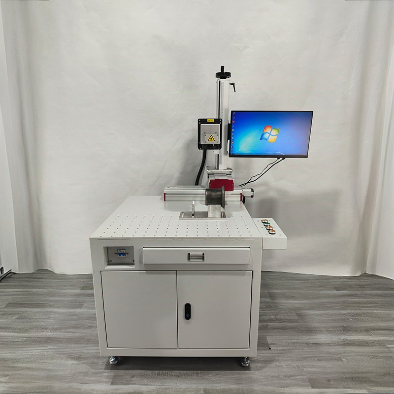 3D Galvo MOPA Fiber Laser Marker with Moving Modules