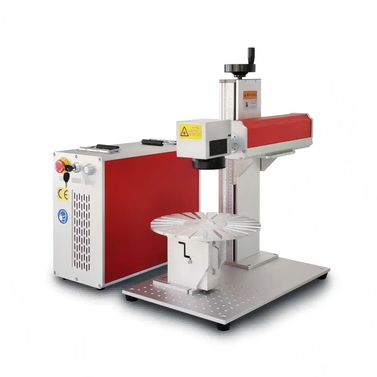MOPA Fiber Laser Marking Machine with Fixture
