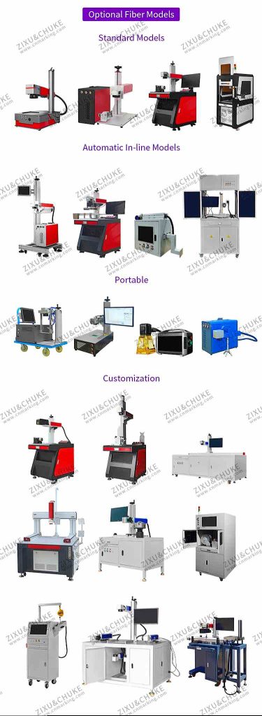 Automatic Nameplate MOPA Fiber Laser Marking Machine