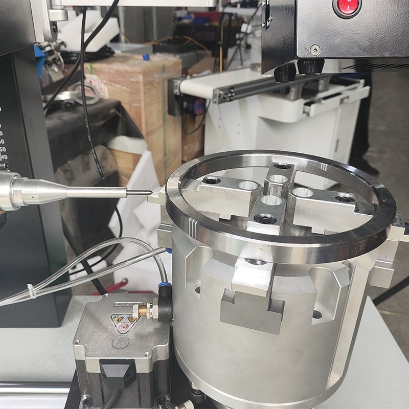 Automatic Moving Inline Vertical Rotary Dot Peen Marking Machine