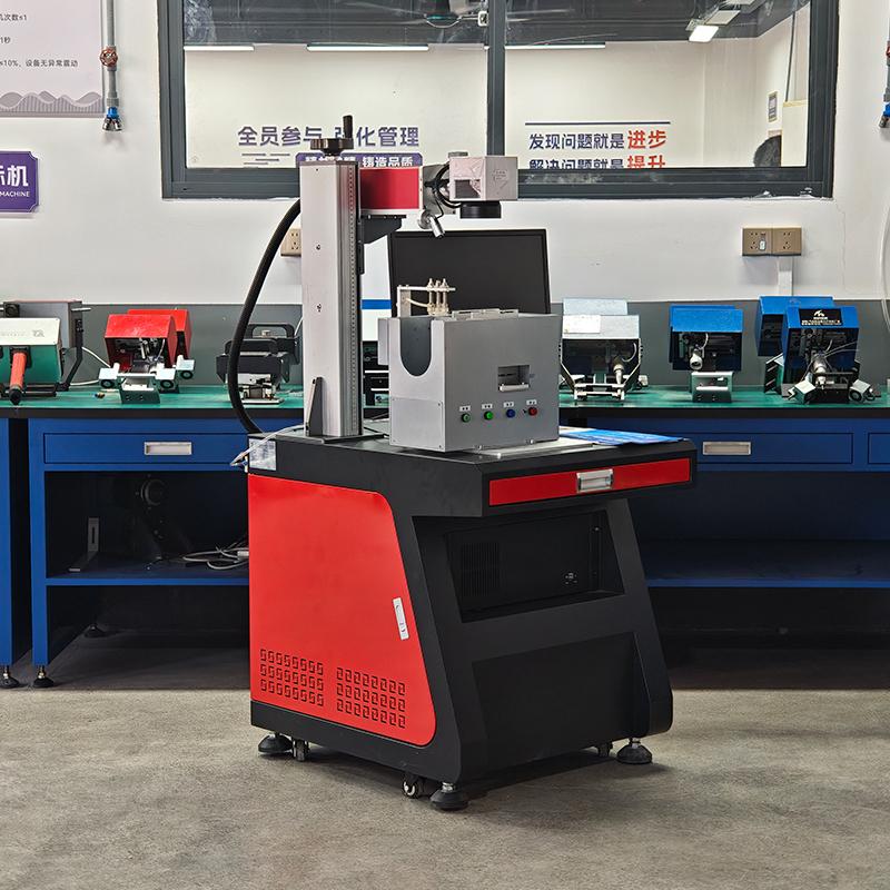 Automatic Nameplate MOPA Fiber Laser Marking Machine