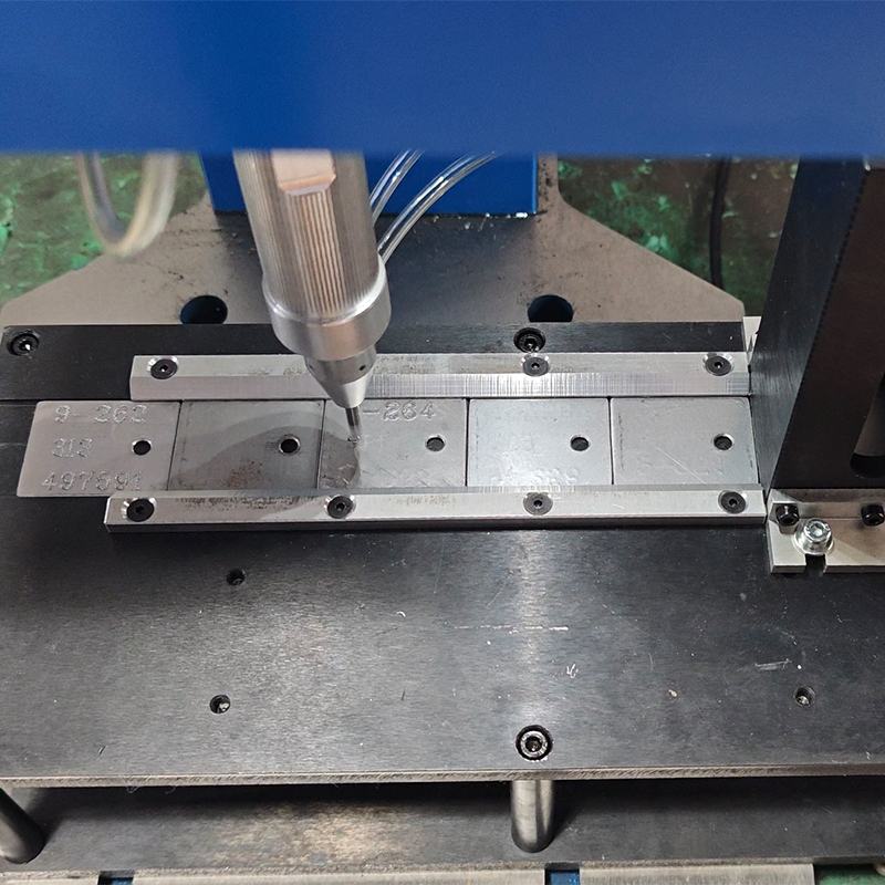 Desktop Automatic Loading Steel Bar Rod Pneumatic Dot Peen Side Marking Machine