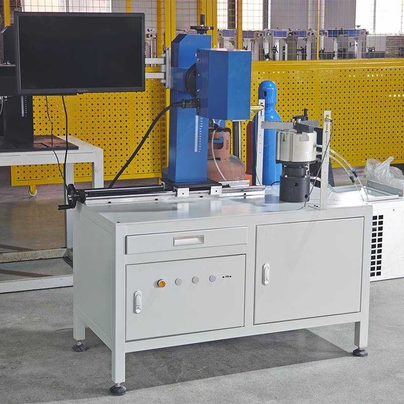 Flange Marker with Automatic Cylinder Clamp and Photoelectric Sensor pic