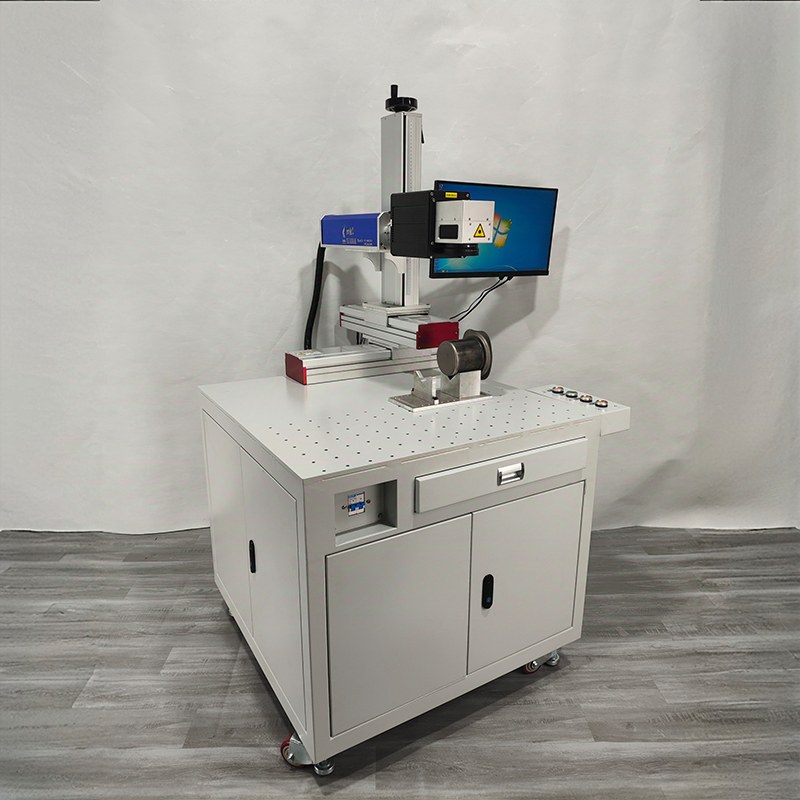 3D Galvo MOPA Fiber Laser Marker with Moving Modules