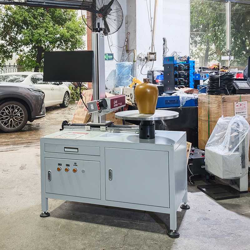 Flange MOPA Fiber Laser Marker machine
