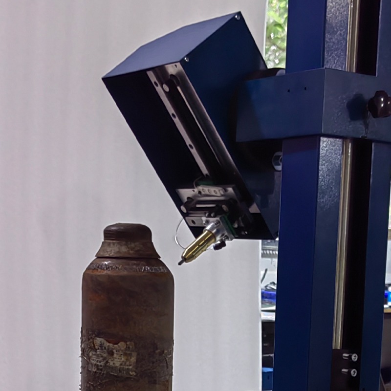 Cylinder Dot Peen Vertical Rotary Engraver