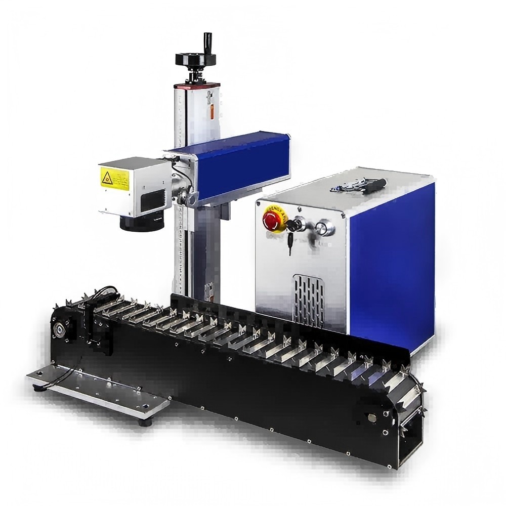 MOPA Fiber Laser Marking Machine with Fixture