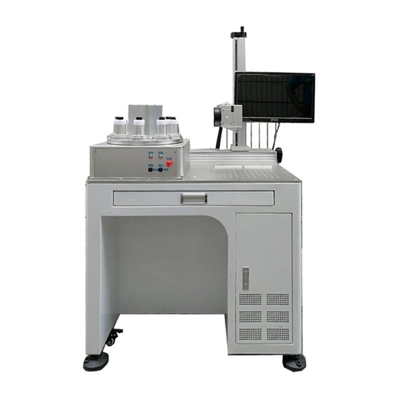 MOPA Fiber Laser Marking Machine with Fixture