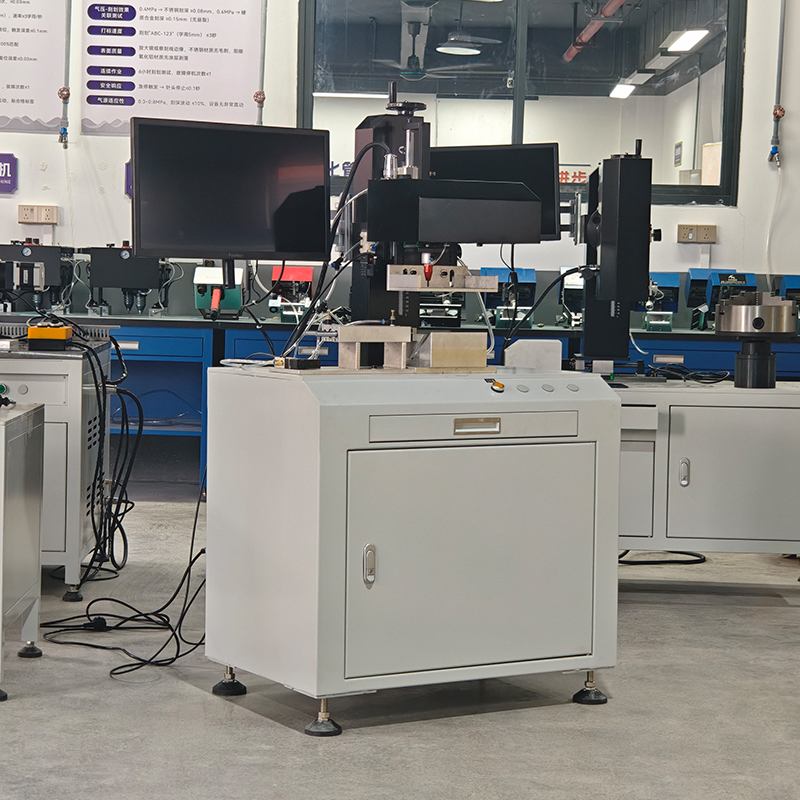 Inline Automatic Steel Sleeves Dot Peen Marking Machine pic.