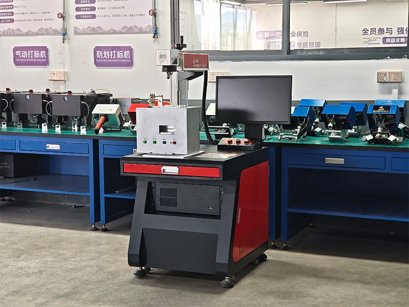 automatic nameplate MOPA fiber laser marker
