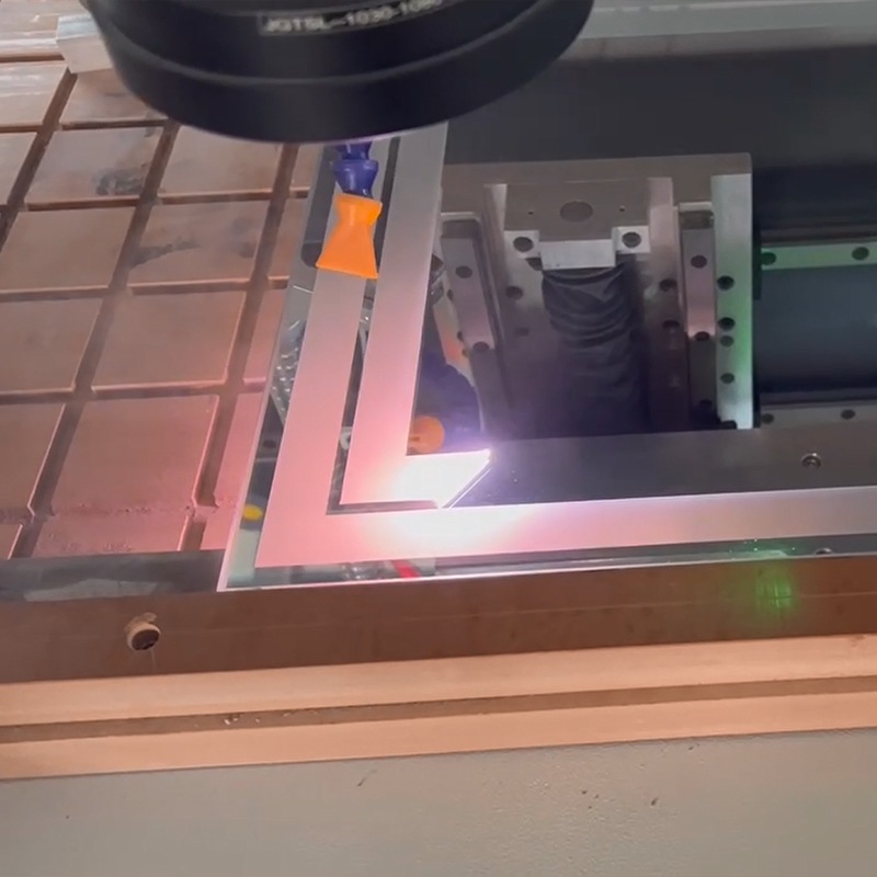 Large Format Smart Mirror Glass Sandblasting Lasers Marker